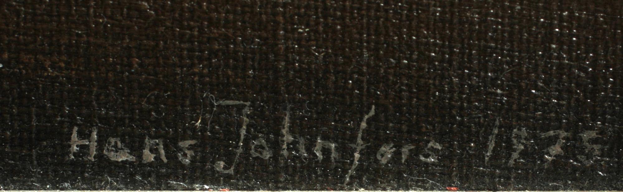 HANS JOHNFORS, olja på duk, sign o dat 1975.