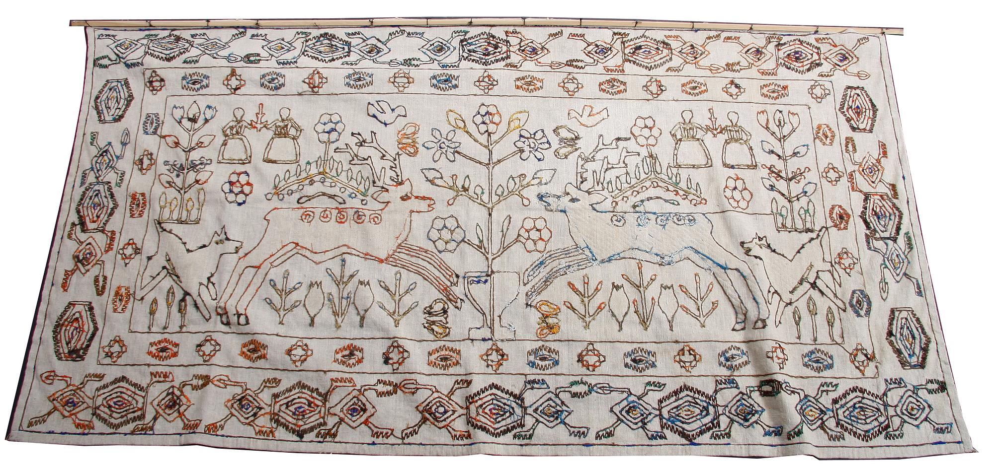 VÄGGVÄVNAD, 1900-tal.