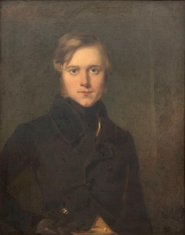 Unknown artist, 19th century, Portrait of a Young Man.