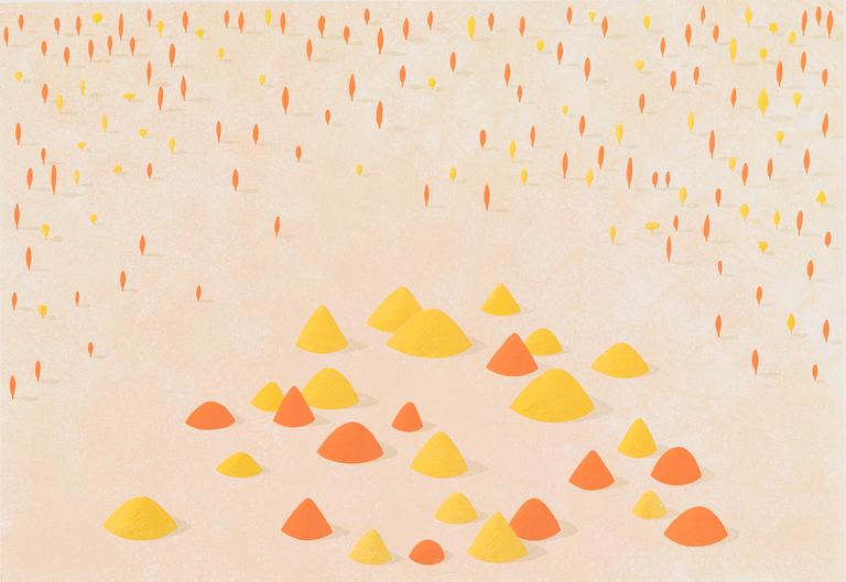 Kristian Krokfors, lithograph, signed and dated -87, marked HC.