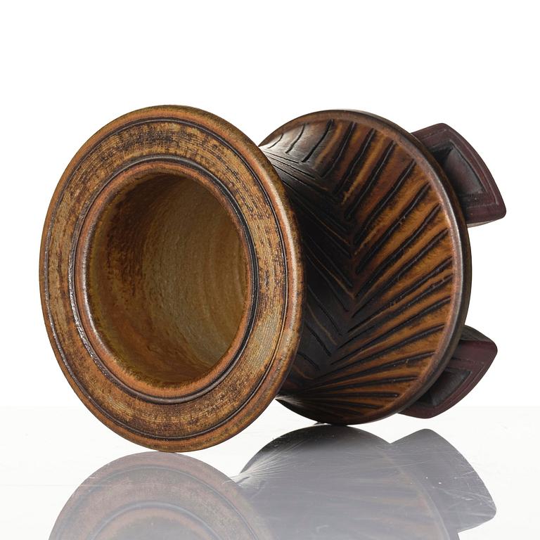Wilhelm Kåge, a "Farsta" stoneware vase, Gustavsberg Studio, 1959.