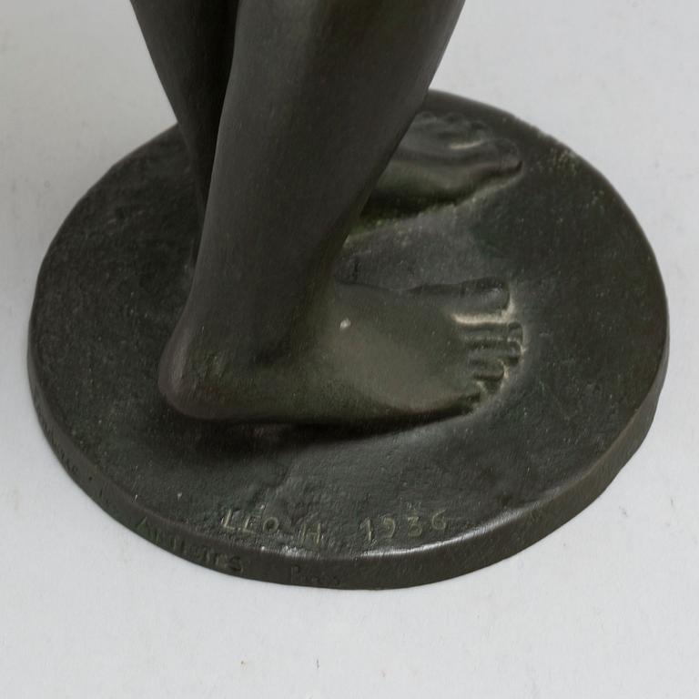 LEO HOLMGREN, Sculpture. Bronze. Signed and dated. Foundry mark. Height 49 cm.