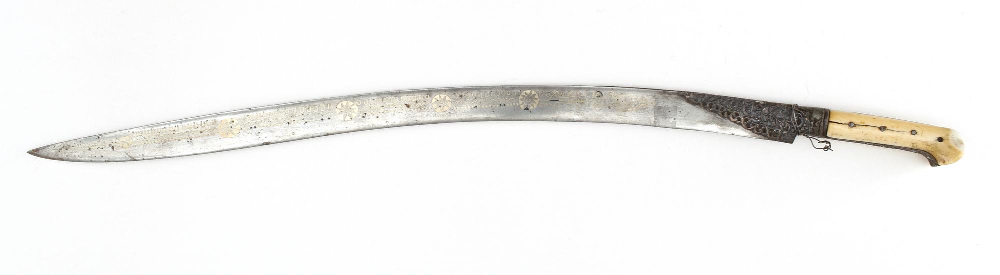 YATAGAN, indopersisk, 1800/1900-tal.