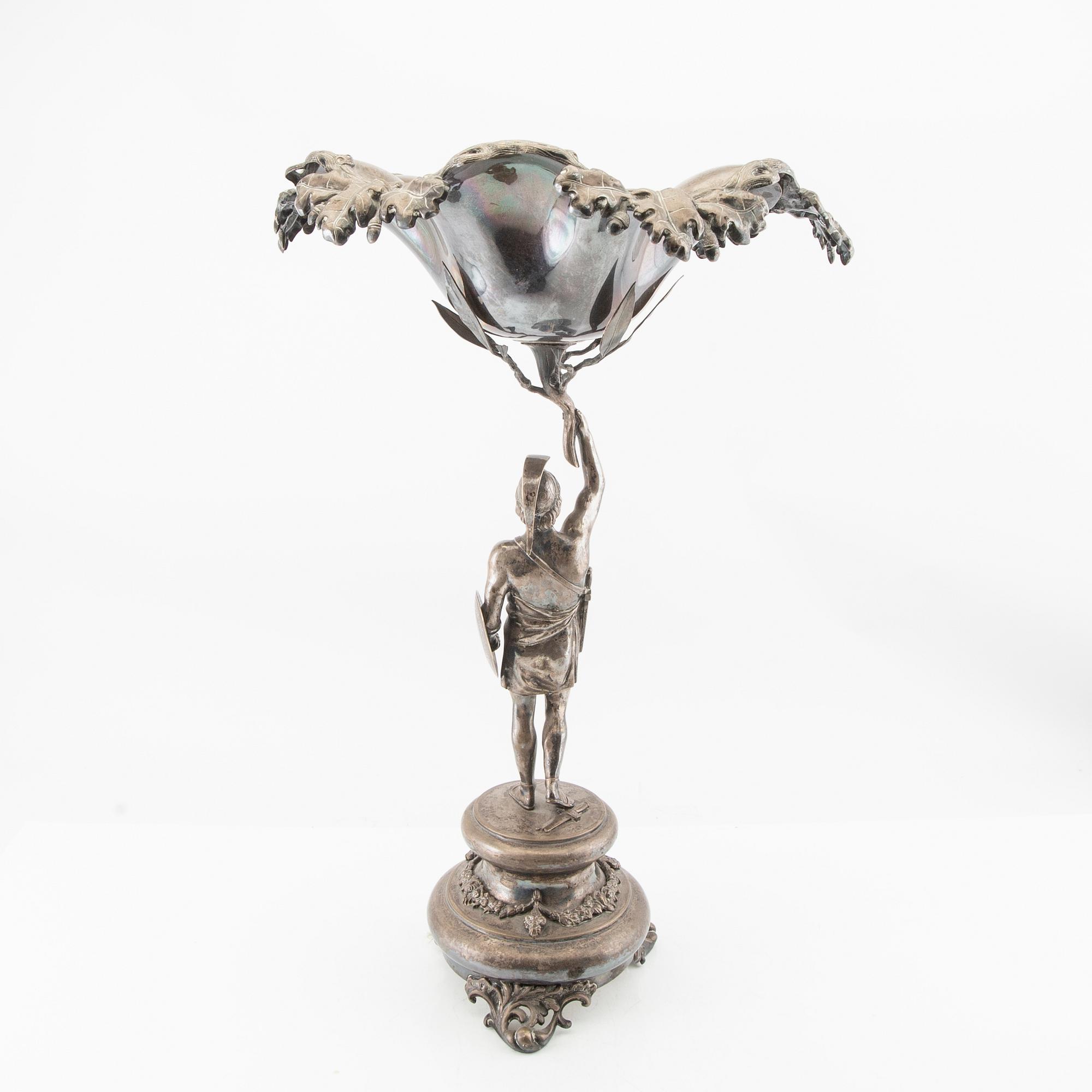 Ornate Silver Bowl 1875 Swedish Import Marks.