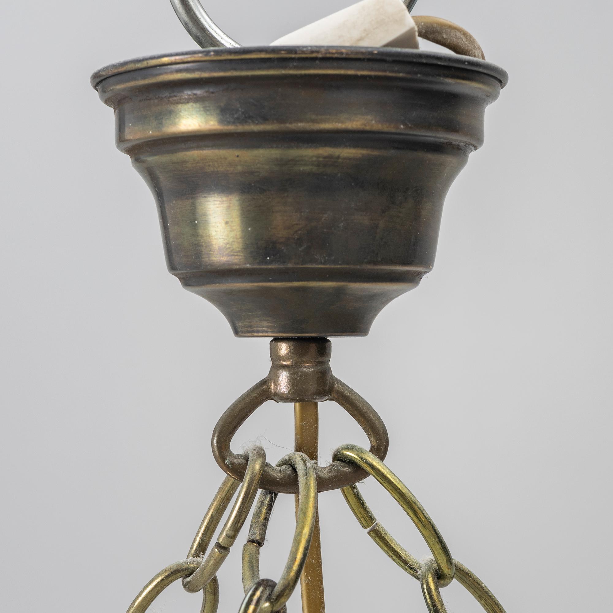 A ceiling lamp, probably France, 1920s-30s.