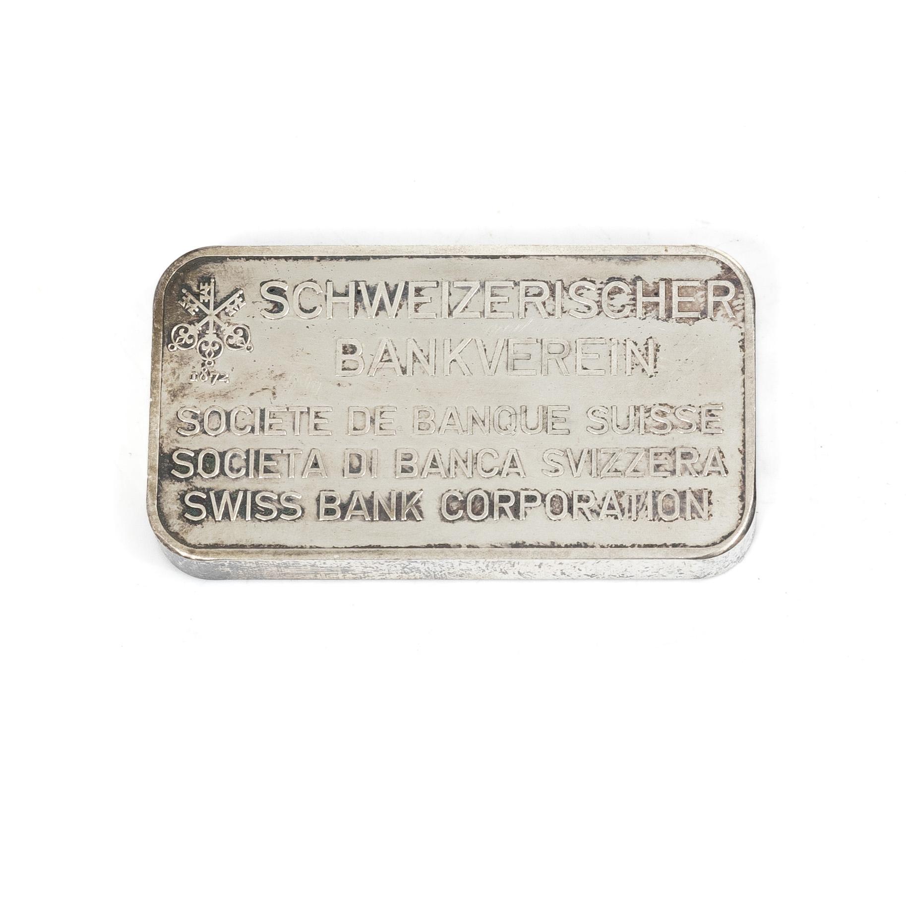 Silvertacka, 100 gram, silverhalt 999, Schweiz.