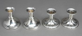 LJUSSTAKAR, 2 par, silver. Bl a MGAB, 1969.