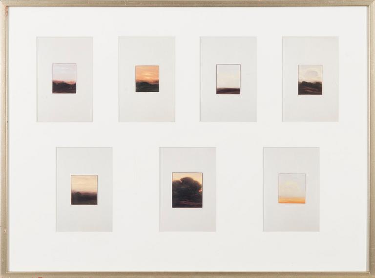 PRINTS, 7 pcs, of Peter Fries' paintings.