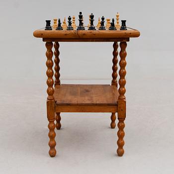 SCHACKBORD, lövträ, 1900-talets mitt.