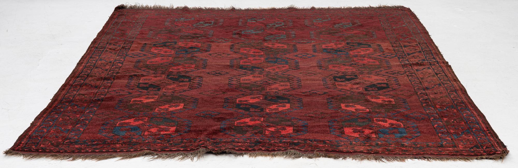 Matta, afghan, antik, ca 285 x 210 cm.