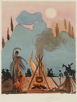 Salvador Dalí, "Carmen Sings Gypsy Songs".