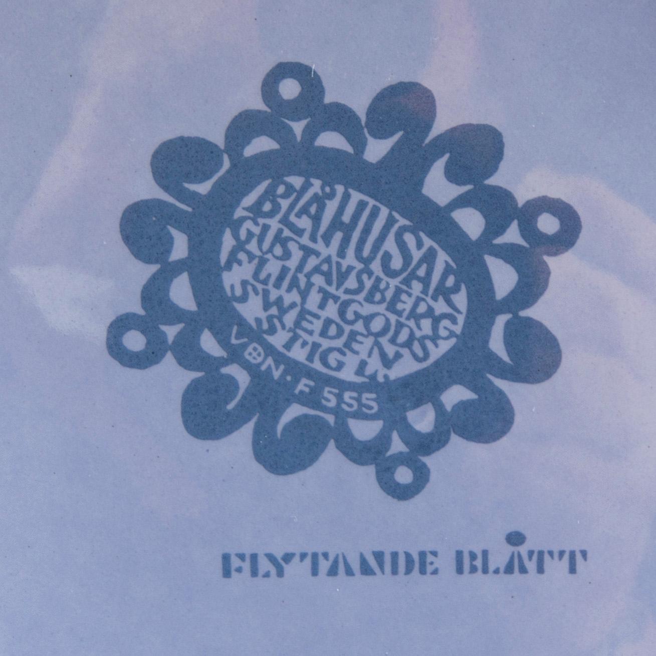 Stig Lindberg, servis 13 dlr "Blå Husar", Gustavsberg flintgods.