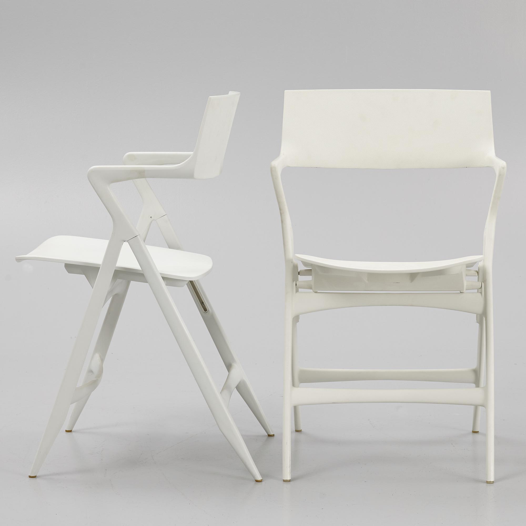 Antonio Citterio with Oliver Löw, a pair of 'Dolly' chairs, Kartell.