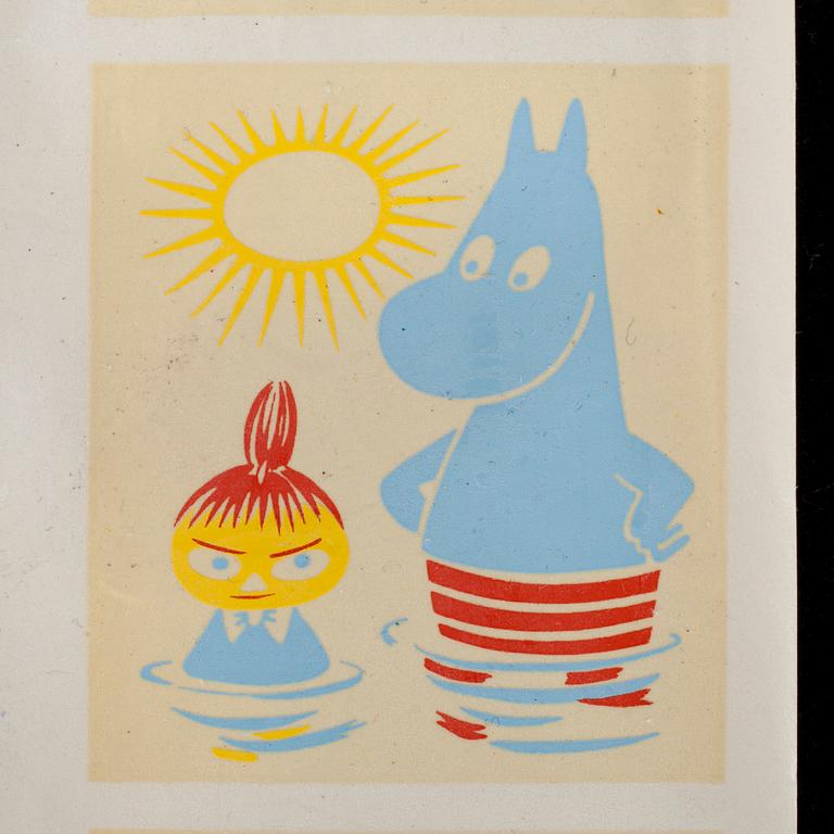 KALKOMANIBILDER, Tove Jansson. Kromipaino, Vasa, Finland, 1950-tal.