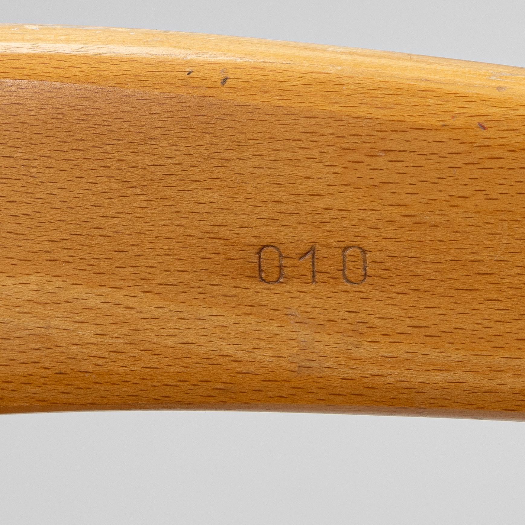 Bruno Mathsson, an 'Eva' armchair, Firma Karl Mathsson, Värnamo, 1961.