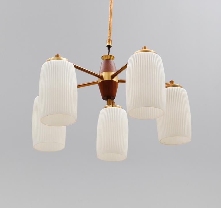 TAKLAMPA, 1900-talets andra hälft. Höjd 75 cm.