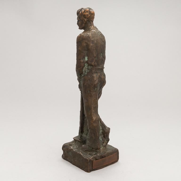 Kalervo Kallio, a bronze sculpture, signed and dated 1948.