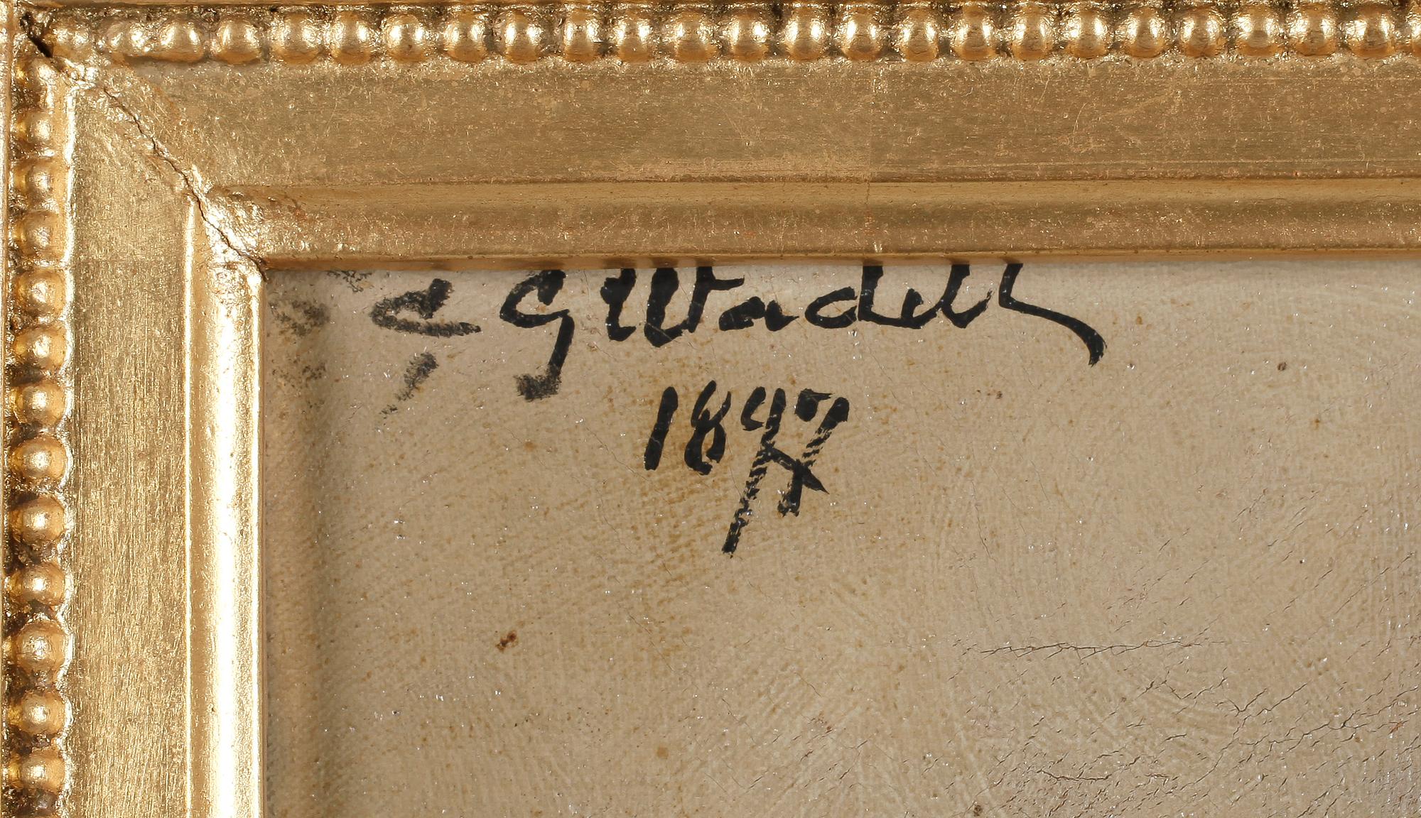 CARL GABRIEL WADELL, olja på duk, signerad och daterad 1897.