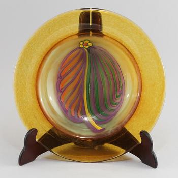 FAT, glas, Monica Backström, Kosta Boda Atelier, 1900-talets andra hälft.
