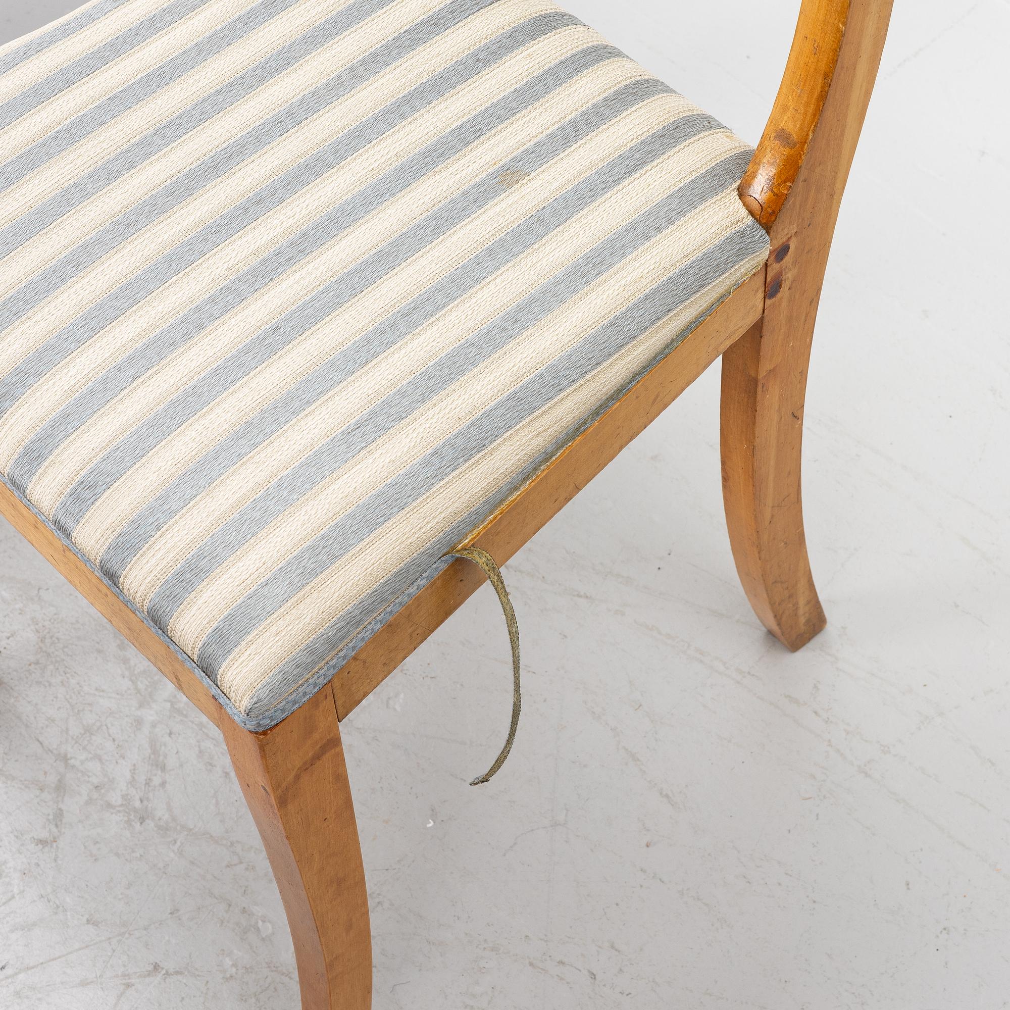 Chairs, 13 similar, Karl Johan, 19th century.