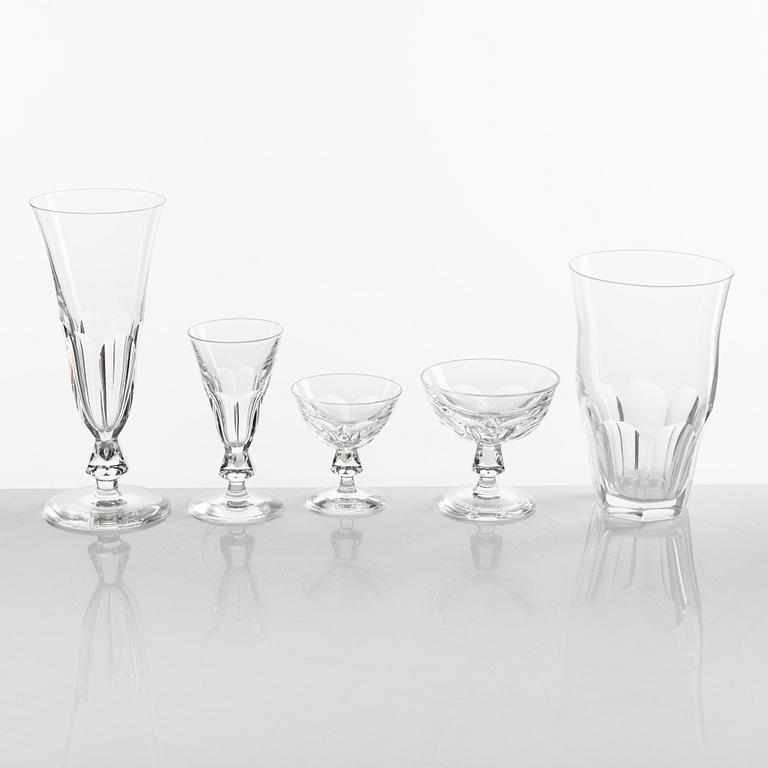 Elis Bergh, a 'Bergh' 54-piece glass service, Kosta, Sweden.