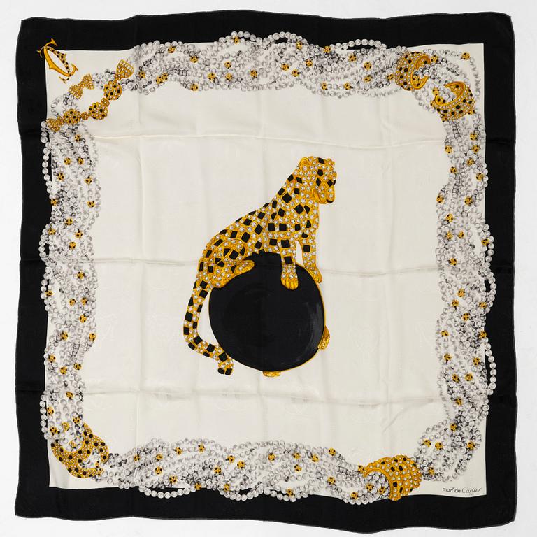 Cartier, a 'Panthere Royale' scarf.