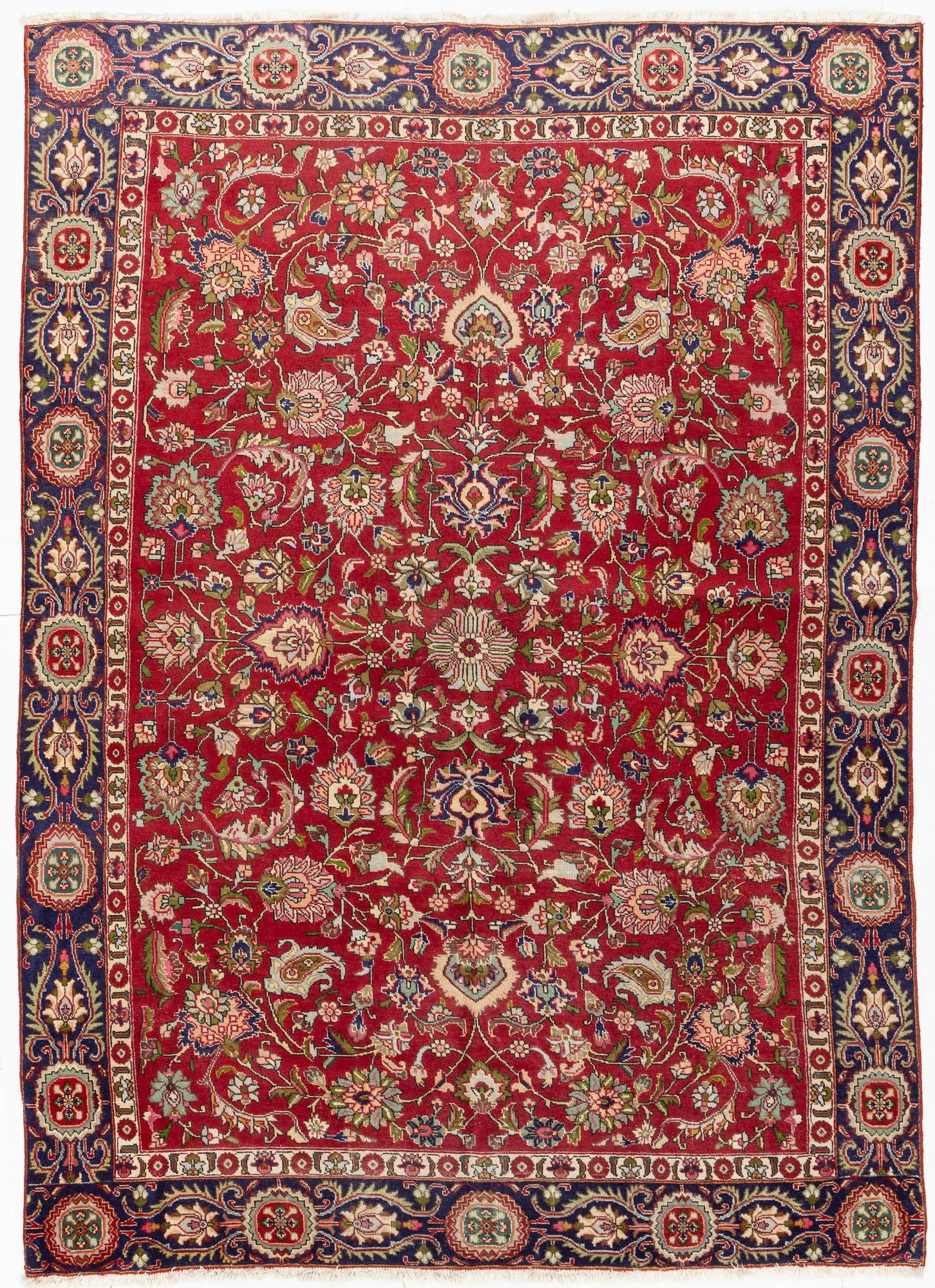 A carpet, Tabriz, 372 x 270 cm.