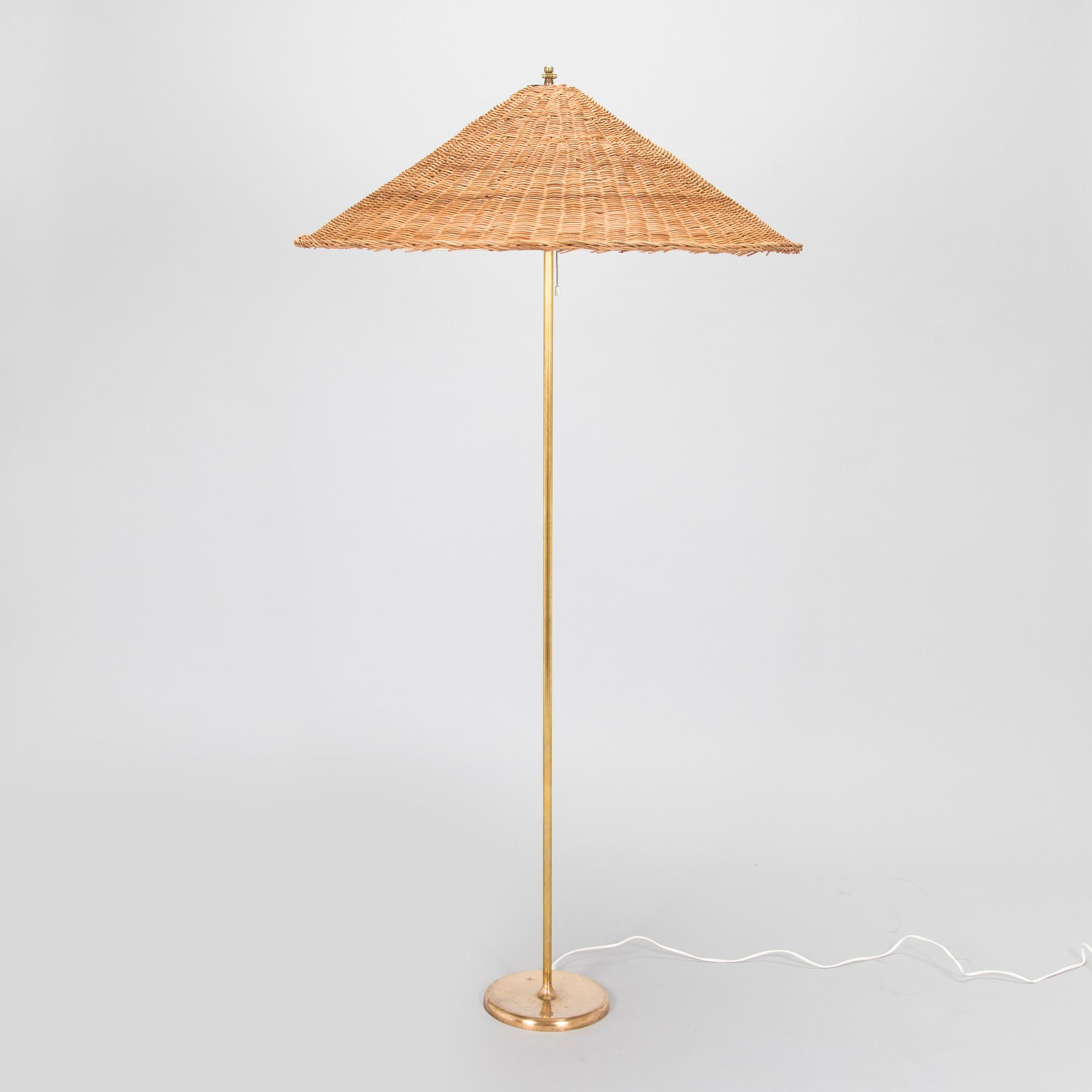Golvlampa, tillverkare Sievä 1900-talets mitt.