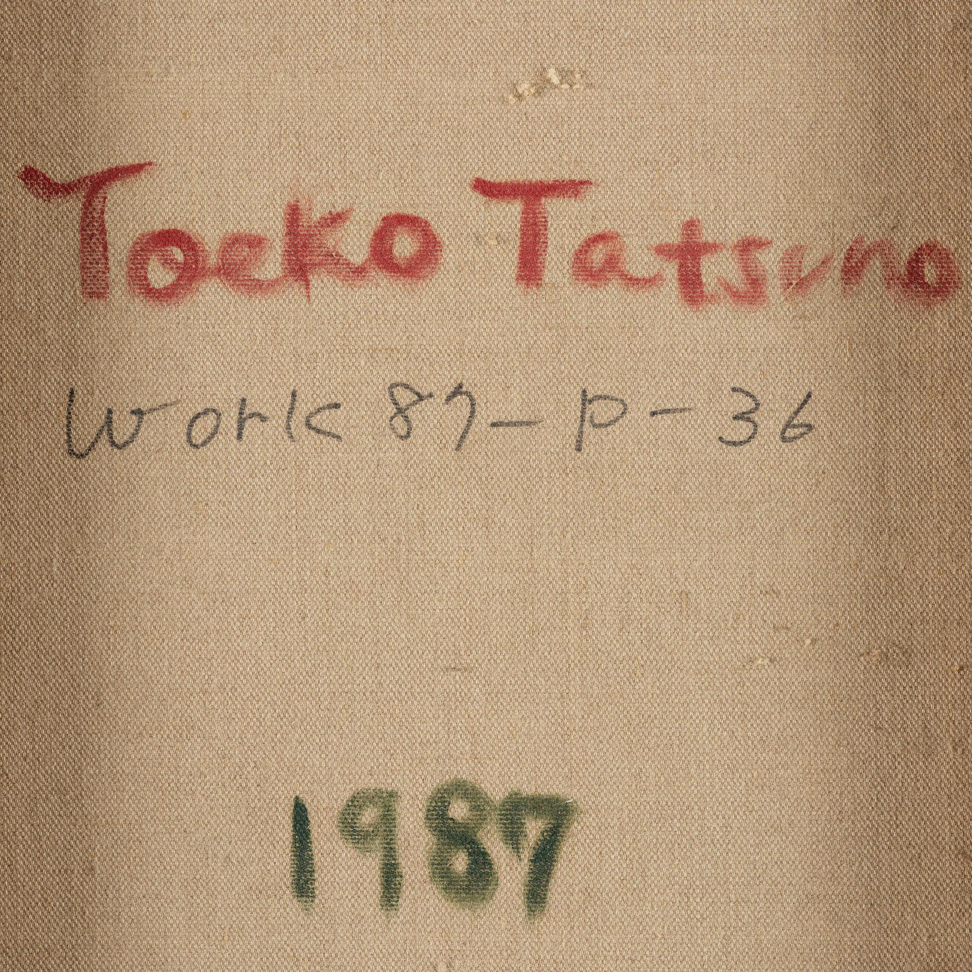 Toeko Tatsuno, "Work 87-P-36".