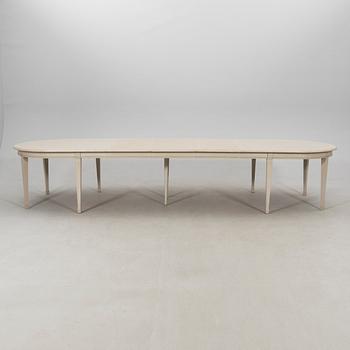 Dining table, Gustavian style modern manufacture.