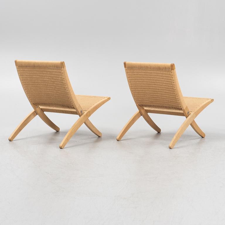 Morten Gøttler, stolar, ett par, modell MG501, "Cuba Chair", Carl Hansen & Søn, 2000-tal.