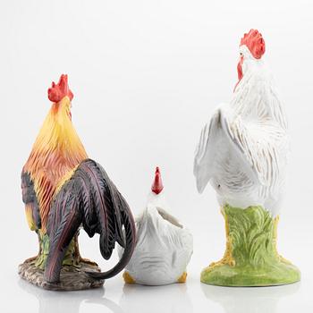 Figurines, 3 pcs, 20th century.