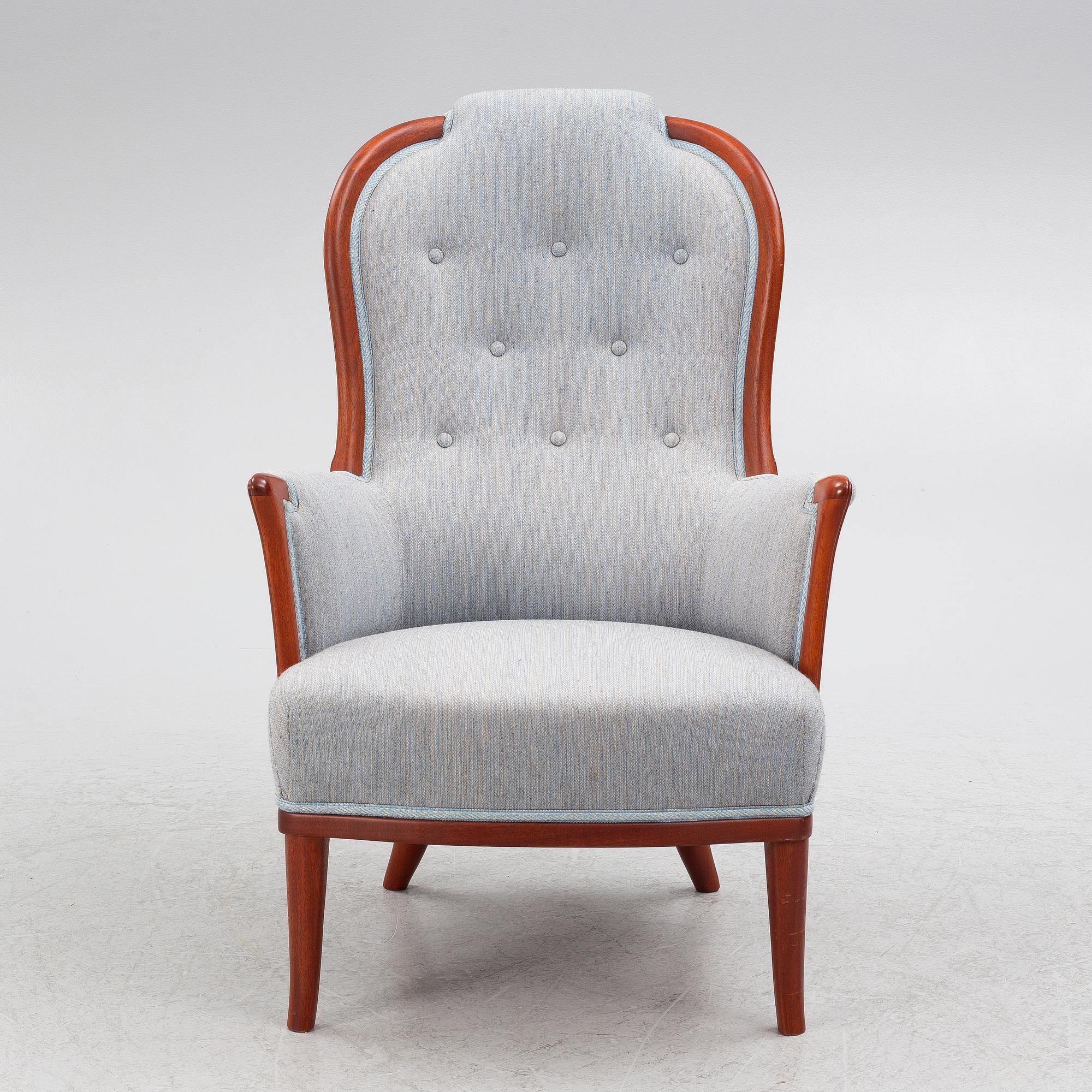 Carl Malmsten, armchair "Vår Fru", OH Sjögren, late 20th century.