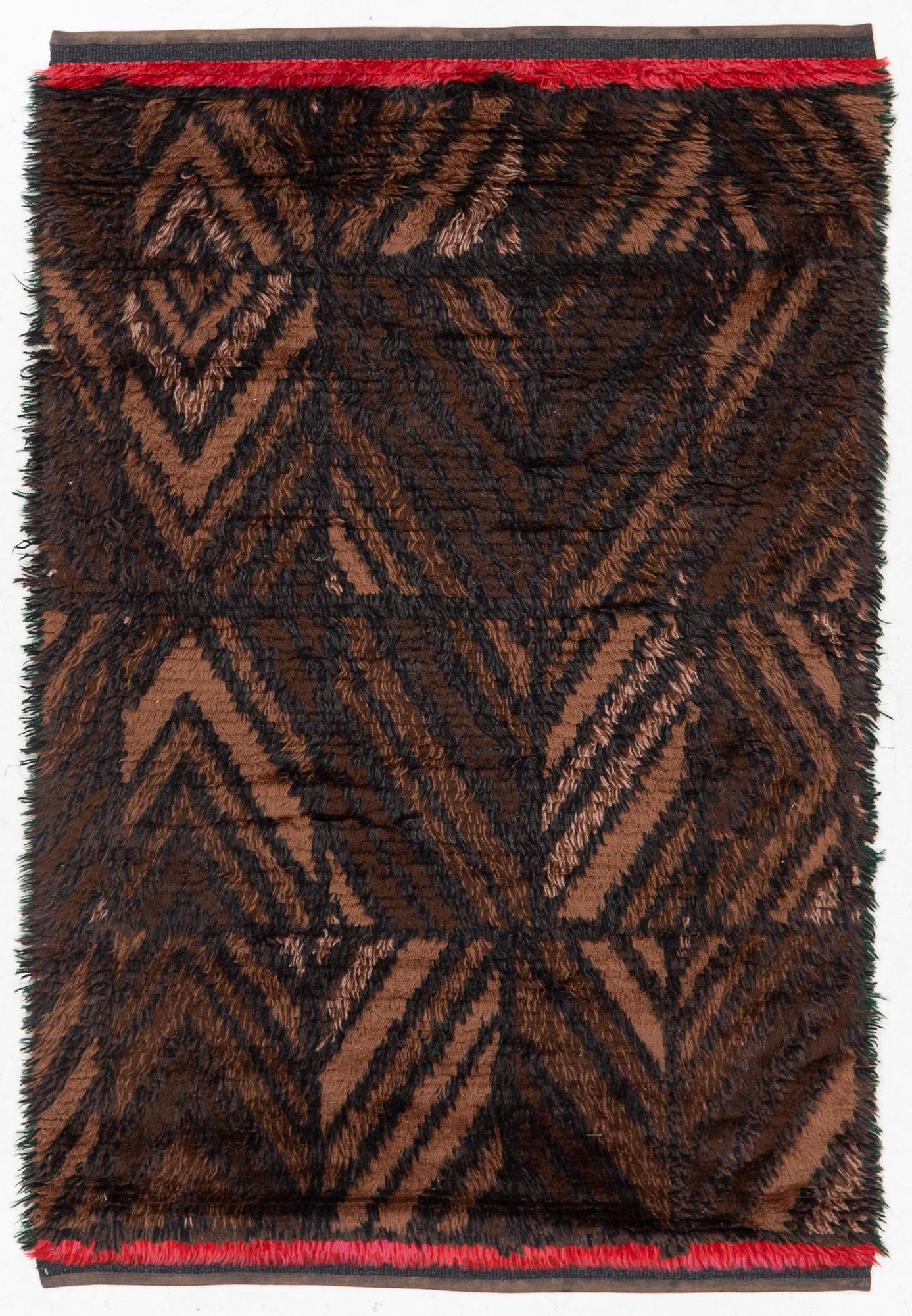 Matta, rya, 1950-tal, ca 170 x 118 cm.