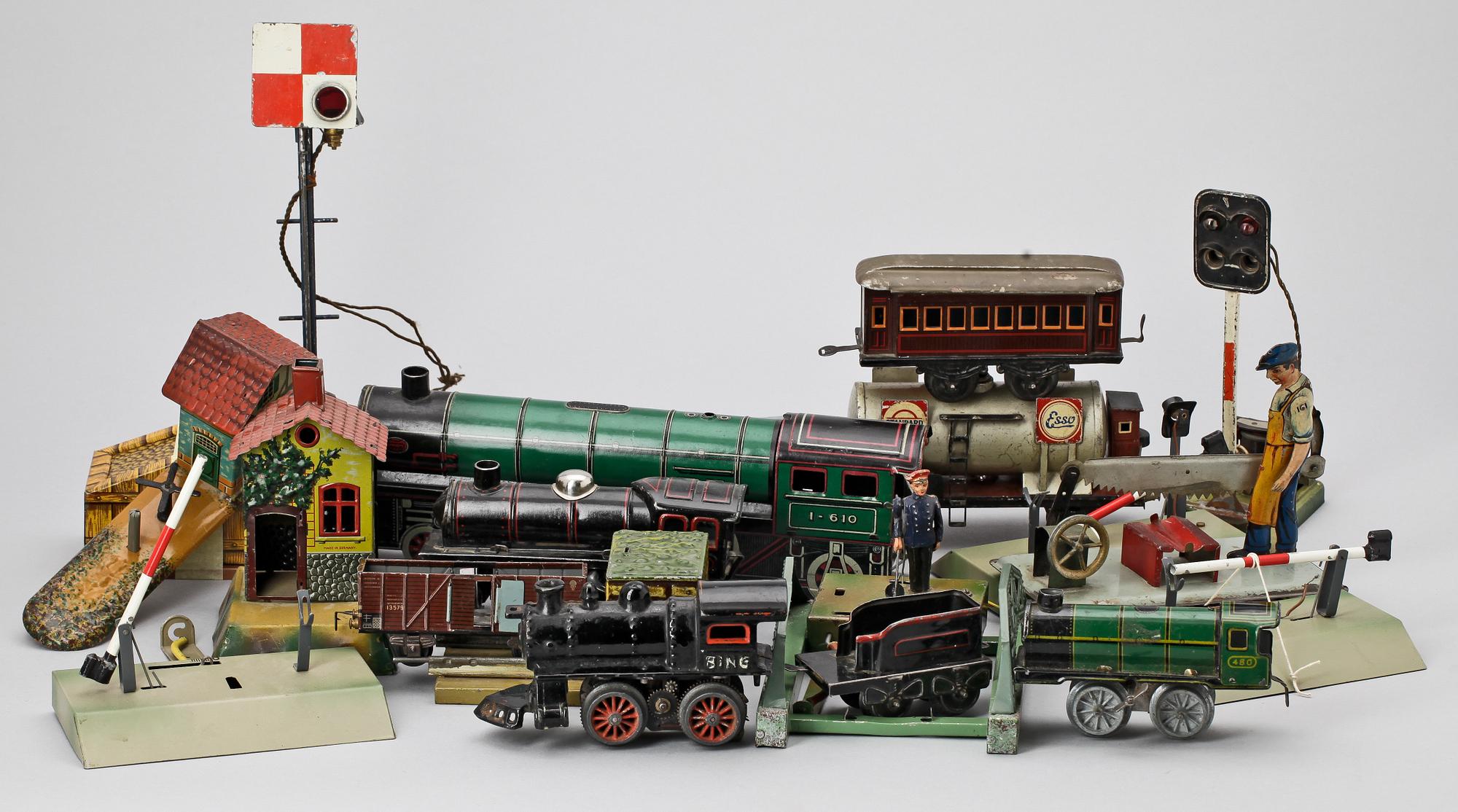 PARTI TÅGSET, Meccano Hornby-AcHo, 1900-talets mitt.