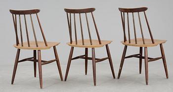 STOLAR, 3 st, "Fanett", Tapiovaara, Edsbyverken.
