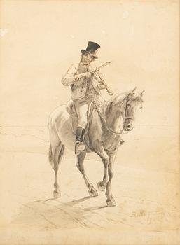 Bengt Nordenberg, Violinist on Horseback.