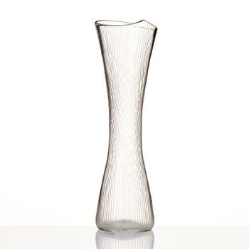 Tapio Wirkkala, a glass vase, model 3509, Iittala, Finland.