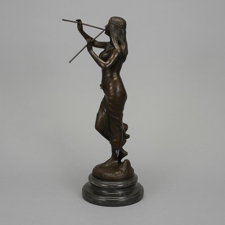 SKULPTUR, patinerad brons, 1900-tal.