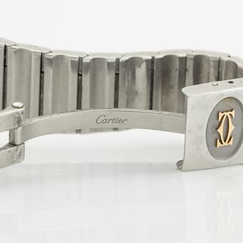 Cartier, Santos Galbée, armbandsur, 29 x 29 (41) mm.