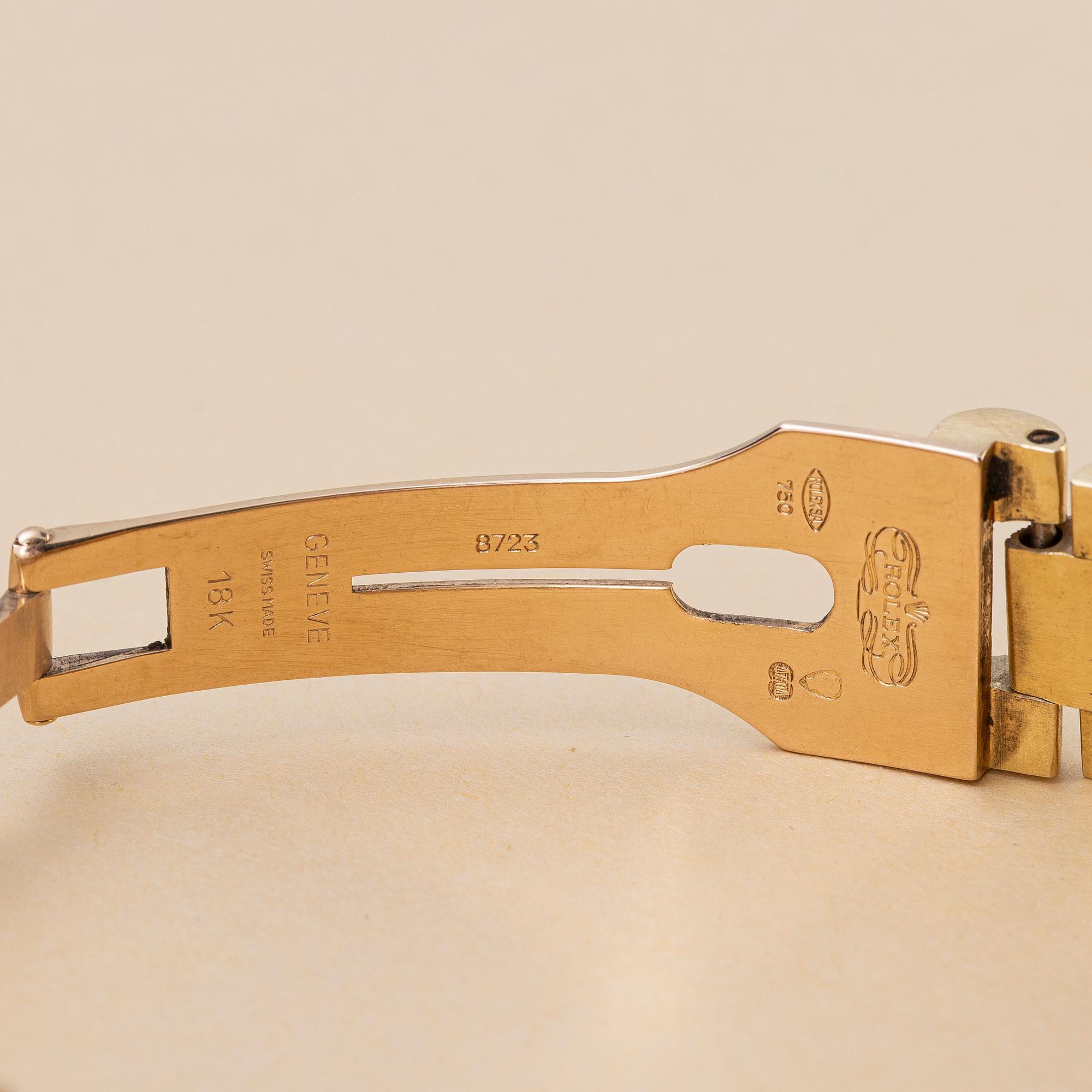 Rolex, Day-Date, "Bark Finish", "Lemon Roman Dial + extra Champagne Dial", ca 1981.