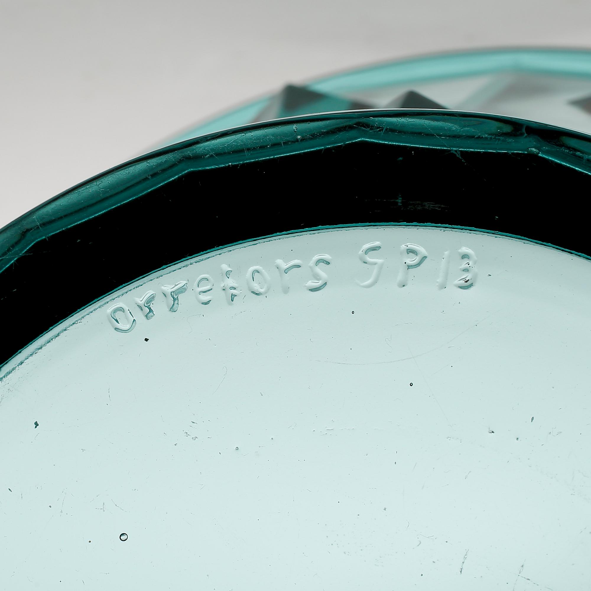 SKÅL, pressglas, Simon Gate, Orrefors, 1930-tal.