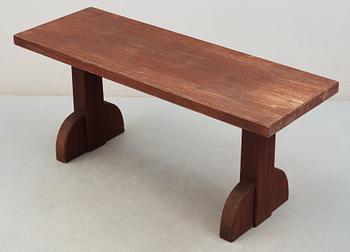 An Axel-Einar Hjorth stained pine table 'Sandhamn', Nordiska Kompaniet, 1930's.