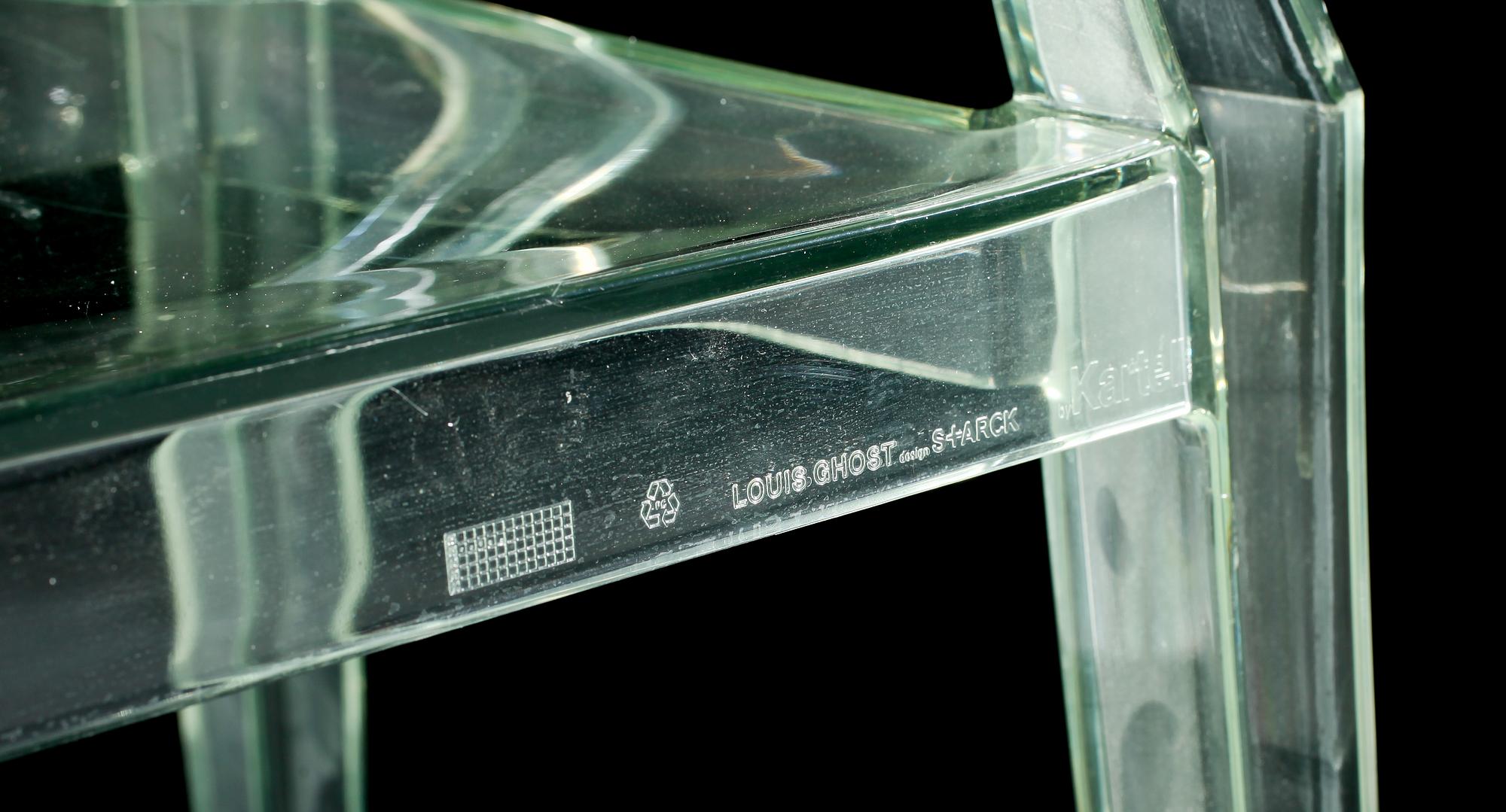 KARMSTOL, "Louis Ghost", Philippe Starck, Kartell, 2000-tal.