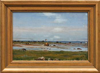 GOTTFRID ZIELFELDT, oljor på pannå, ett par, sign.