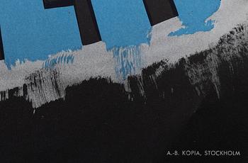 Gösta Åberg, filmaffisch, "Stromboli", 1950.