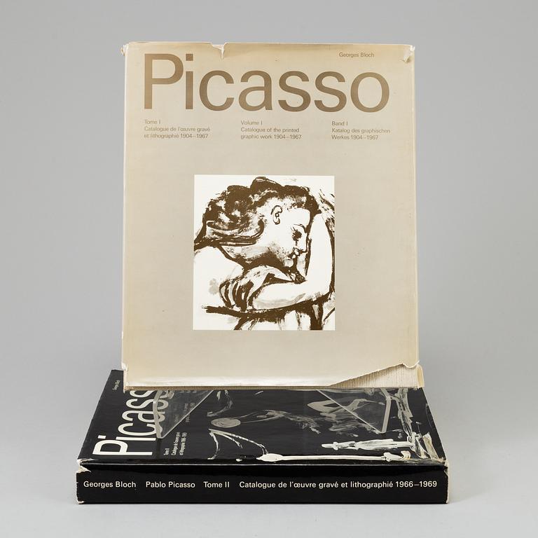 PABLO PICASSO, Georg Bloch I-II, Catalogue de l'oeuvre gravé et lithographié, 1904-1969.