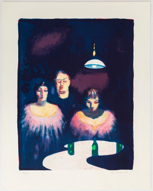Peter Dahl, lithograph in colours, 1980, signed 233/250.