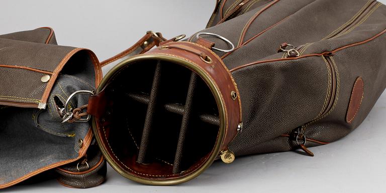 GOLFBAG, Mulberry, vintage, 1980/90-tal.