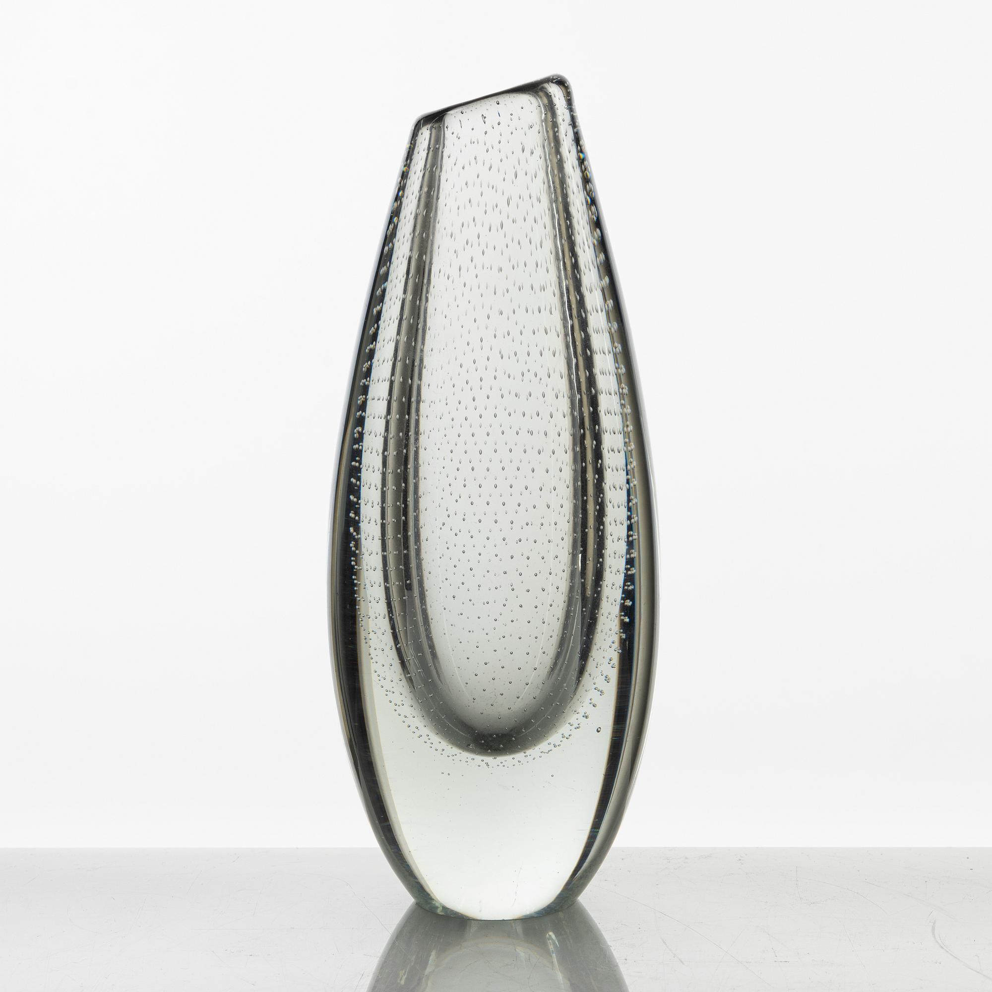 Gunnel Nyman, vase, glass.